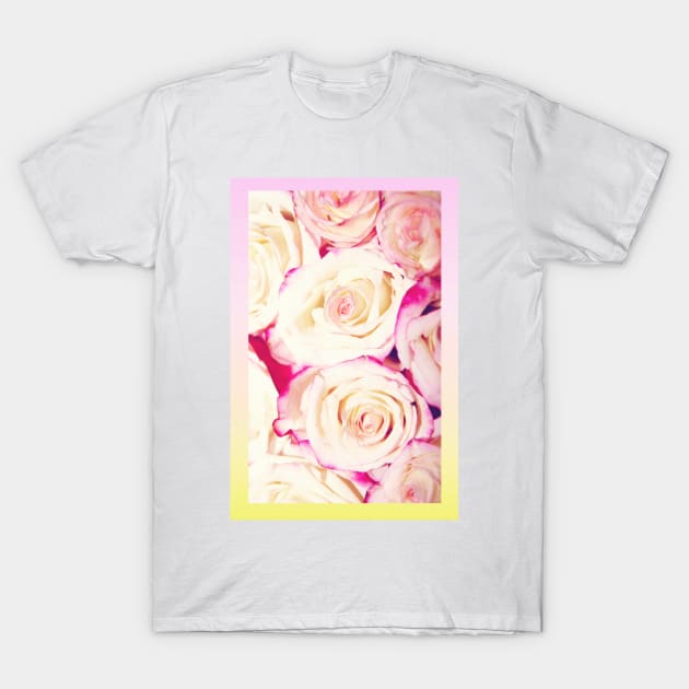 Gradient Roses T-Shirt by CecilieKaroline